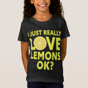 Camiseta Me Encanta Realmente Lemons Ok Funny Lemon Fruit