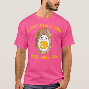 Camiseta Me Encanta Realmente Los Huevos Scotch Ok Kawaii S