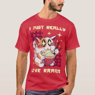 Camiseta Me Encanta Realmente Ramen Food Cocinar Sopa Ramen