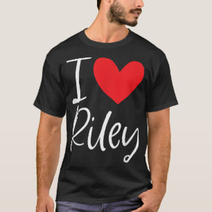 Camiseta Me encanta Riley Nombre Chica personalizada Mujer