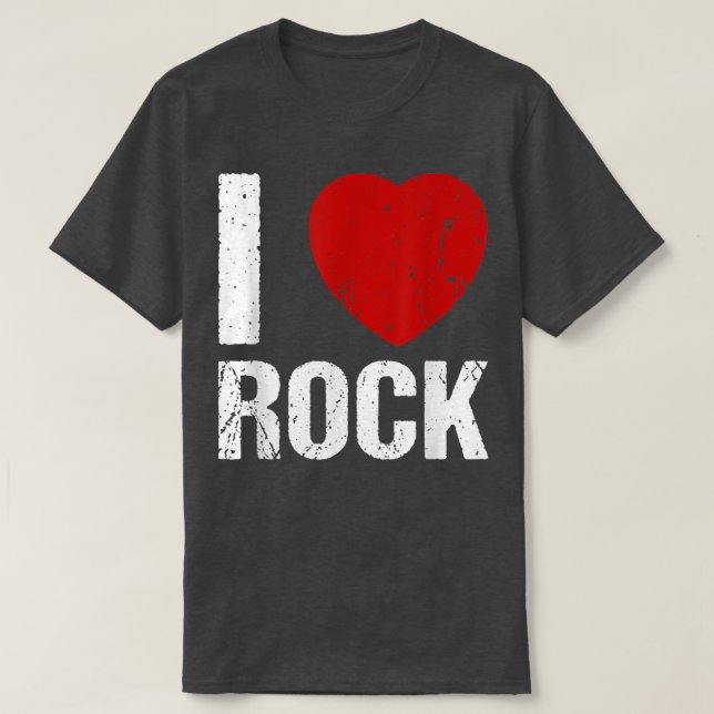 Camiseta Me encanta Rock 'n' Roll (Diseño del anverso)