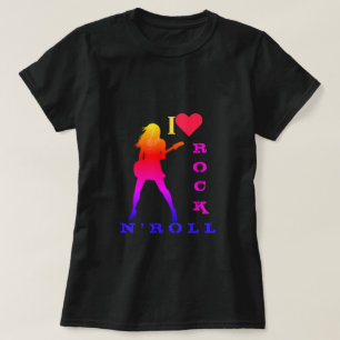 Camiseta Me encanta Rock N' Roll - Rock N' Roll Chica