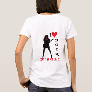Camiseta Me encanta Rock N' Roll - Rock N' Roll Chica -