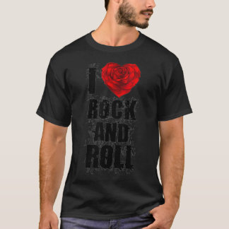 Camiseta Me encanta RockNRoll Heart Music