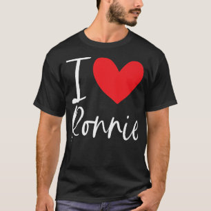 Camiseta Me encanta Ronnie Name Personalized Boy Man BFF Fr
