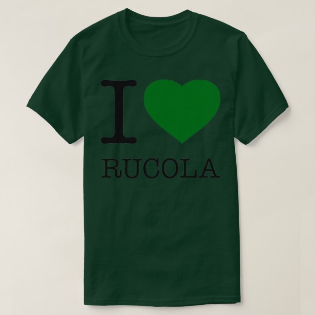 CAMISETA ME ENCANTA RUCOLA (Diseño del anverso)