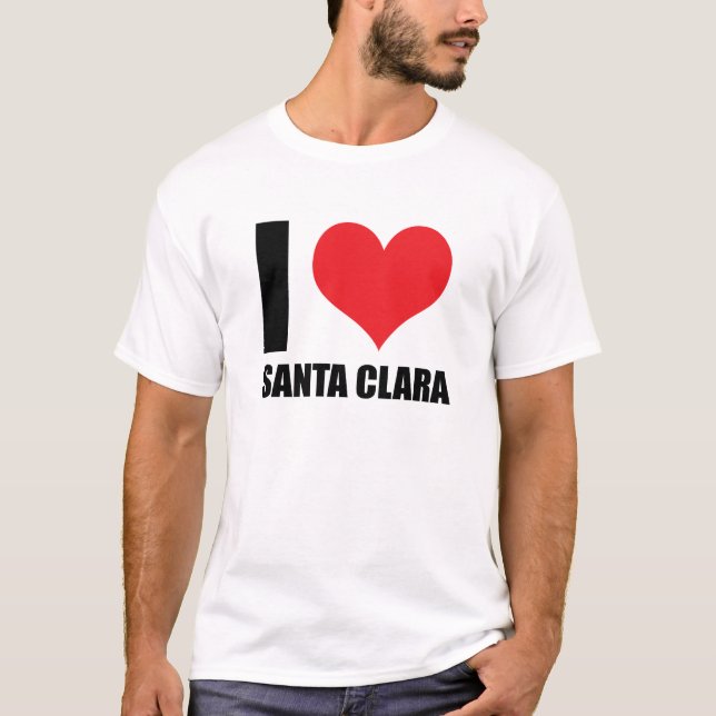 Camiseta Me encanta Santa Clara (Anverso)