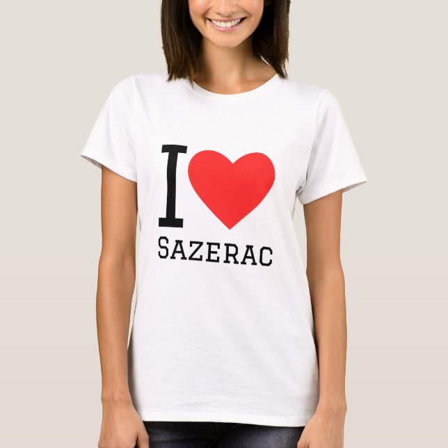 Camiseta Me encanta sazerac (Anverso)