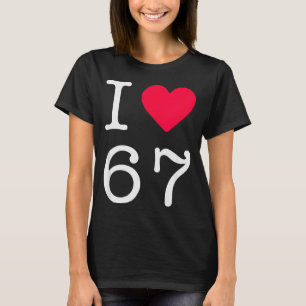 Camiseta Me encanta seis siete 6 7 meme argot Gen Alpha
