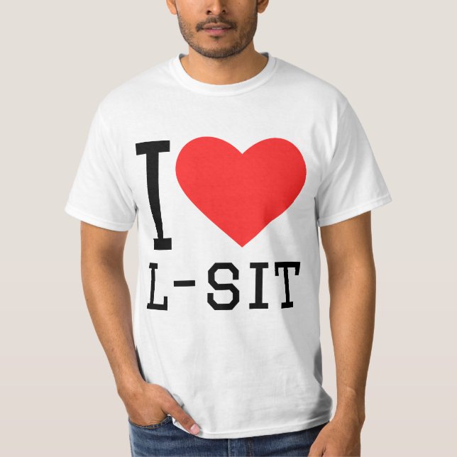 Camiseta Me encanta sentarme (Anverso)