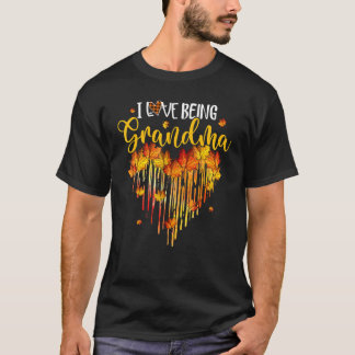Camiseta Me Encanta Ser Abuela Cae Deja El Corazón Gracias