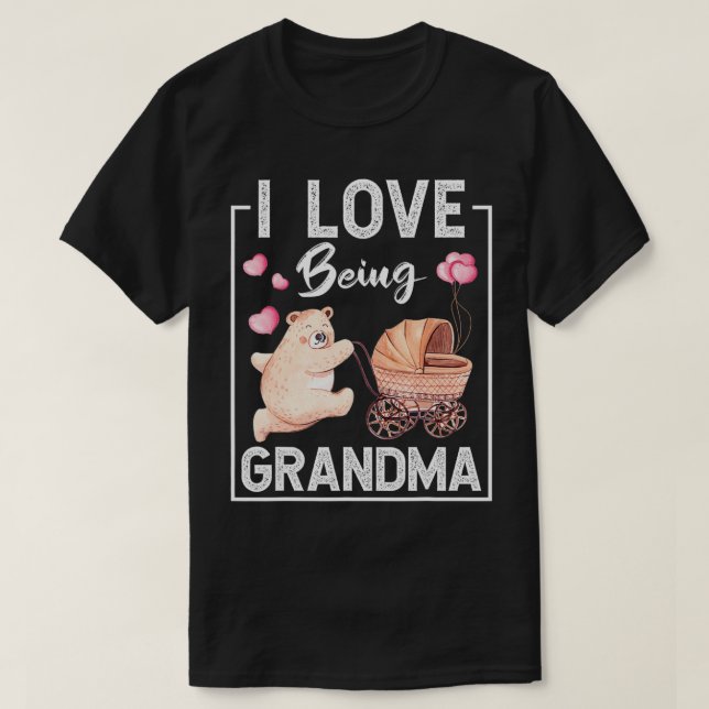 Camiseta Me Encanta Ser Abuela Valentino Regalo Hombres Pad (Diseño del anverso)