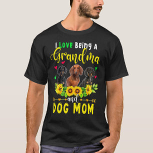 Camiseta Me Encanta Ser Abuela Y Perro Mamá Dachshund Perro