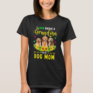 Camiseta Me Encanta Ser Abuela Y Ser La Madre Del Perro, Un
