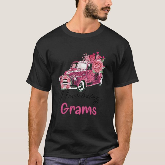 Camiseta Me Encanta Ser Grams K Truck Flower (Anverso)