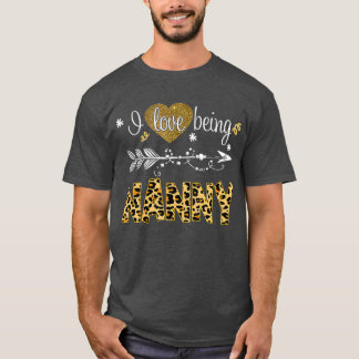 Camiseta Me Encanta Ser La Niñera Leopard Plaid Día de la M