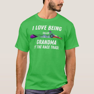 Camiseta Me Encanta Ser Llamada Abuela En La Pista De Carre