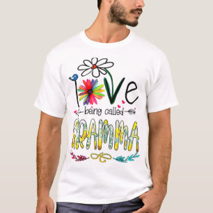 Camiseta Me Encanta Ser Llamada Gramma Sunflower Funny Madr
