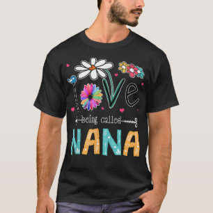 Camiseta Me encanta ser llamada Nana Daisy Sunflower 