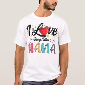 Camiseta Me Encanta Ser Llamado Día De La Madre De La Abuel