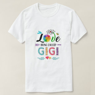 Camiseta Me Encanta Ser Llamado Día de la Madre Gigi Daisy 