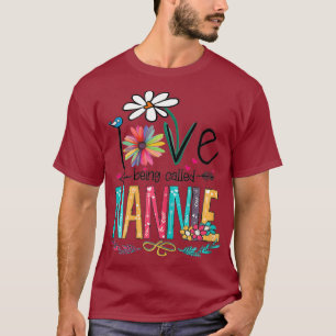 Camiseta Me Encanta Ser Llamado Día de la Madre Nannie Sun
