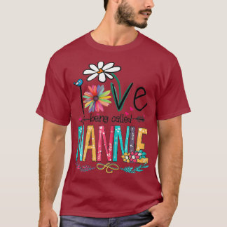 Camiseta Me Encanta Ser Llamado Día de la Madre Nannie Sunf