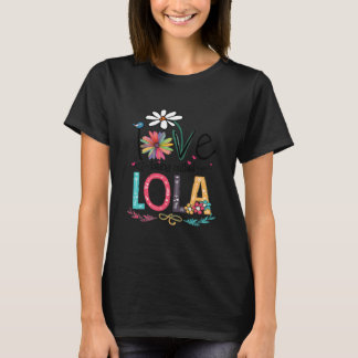 Camiseta Me Encanta Ser Llamado Lola Sunflower Shirt 