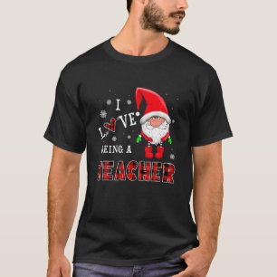 Camiseta Me Encanta Ser Maestra Gnomes Divertido Pajamas Fa