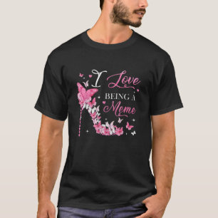 Camiseta Me encanta ser mariposas de tacón alto de mi madre