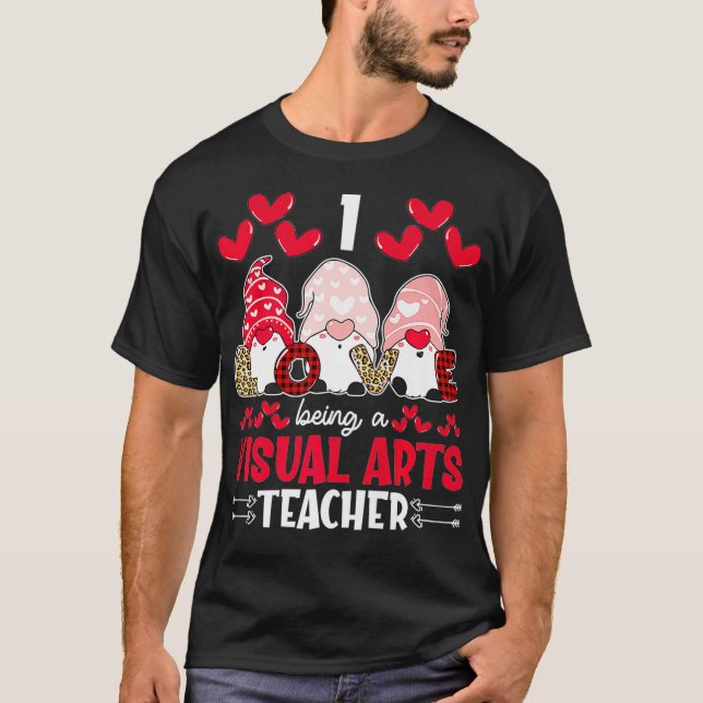 Camiseta Me Encanta Ser Profesor De Artes Visuales Valentin (Anverso)