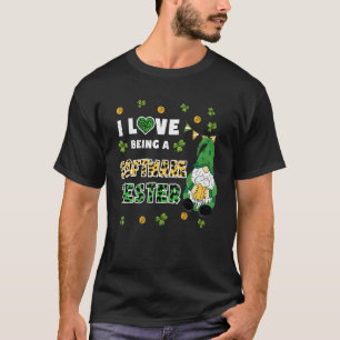 Camiseta Me Encanta Ser Tester De Software Gnome St Patrick