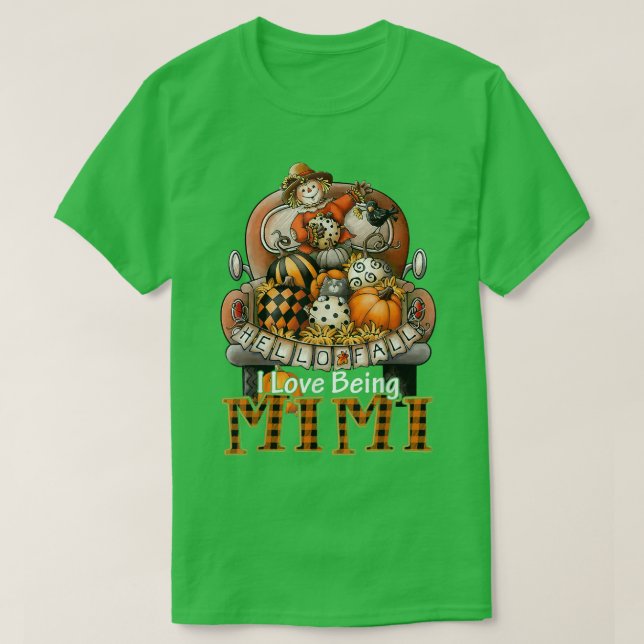 Camiseta Me Encanta Ser Un Agricultor De Mimi Trucos Trucos (Diseño del anverso)