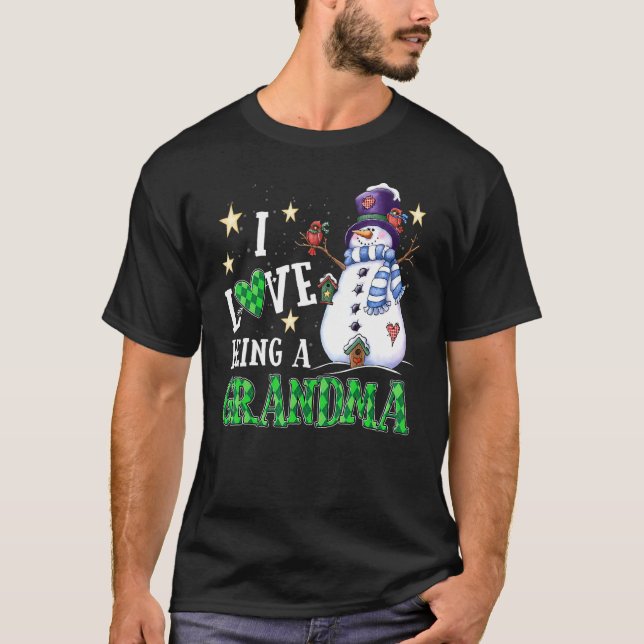Camiseta Me encanta ser un búfalo de la abuela que atrapó a (Anverso)