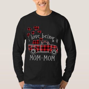 Camiseta Me encanta ser un Camión Rojo MOM-MOM con valencia