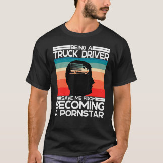 Camiseta Me Encanta Ser Un Camionero Y Un Camionero Sarcást