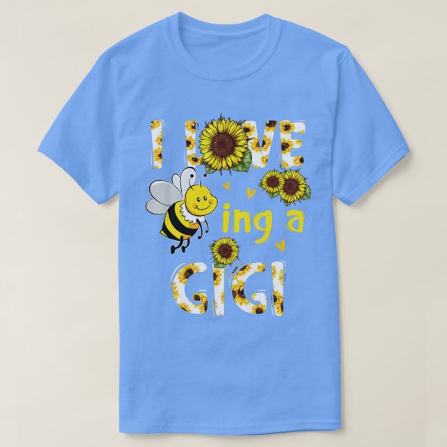 Camiseta Me Encanta Ser Un Día de la Madre Gigi Sunflower B (Diseño del anverso)