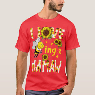 Camiseta Me Encanta Ser Un Día de la Madre Mamaw Sunflower 