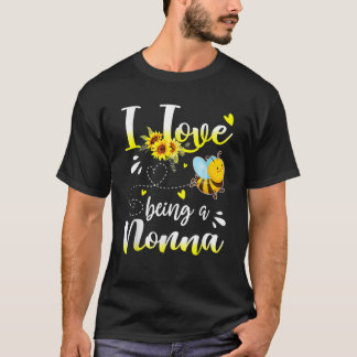 Camiseta Me Encanta Ser Un Girasol No-Nana Y Ser Amante