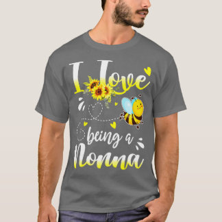 Camiseta Me Encanta Ser Un Girasol No-Nana Y Ser Amante