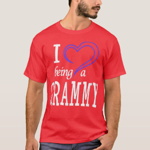 Camiseta Me Encanta Ser Un Grammy Con Corazón Para La Abuel