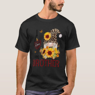 Camiseta Me Encanta Ser Un Hermano Caído Gnome Otoño Thanks