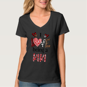 Camiseta Me encanta ser un kiki leopardo feliz día de la ma