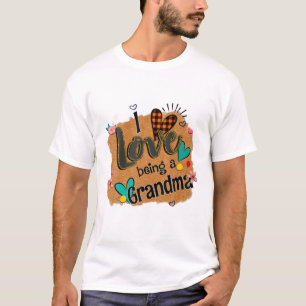 Camiseta Me encanta ser un leopardo de las abuelas feliz dí
