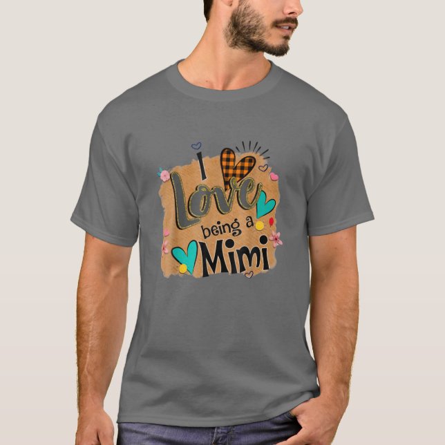 Camiseta Me encanta ser un leopardo de Mimi Feliz Día de la (Anverso)