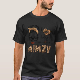 Camiseta Me Encanta Ser Un Mimzy Día de la Madre Leopardo