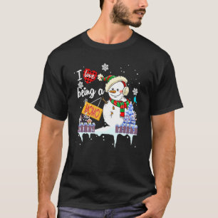 Camiseta Me Encanta Ser Un Momo Navidad De Snowman