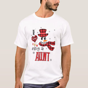 Camiseta Me Encanta Ser Un Navidad Familiar Gracioso De Sno