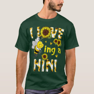 Camiseta Me encanta ser una abeja de girasoles de Nini, el