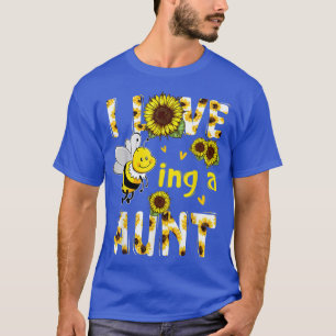 Camiseta Me Encanta Ser Una Abeja De La Tía Del Girasol, Dí